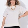 Μπλούζα φούτερ oversized με πλαϊνά σκισίματα
