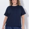 Μπλούζα φούτερ oversized με πλαϊνά σκισίματα