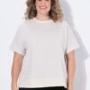 Μπλούζα φούτερ oversized με πλαϊνά σκισίματα