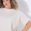 Μπλούζα φούτερ oversized με πλαϊνά σκισίματα