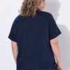 Μπλούζα φούτερ oversized με πλαϊνά σκισίματα