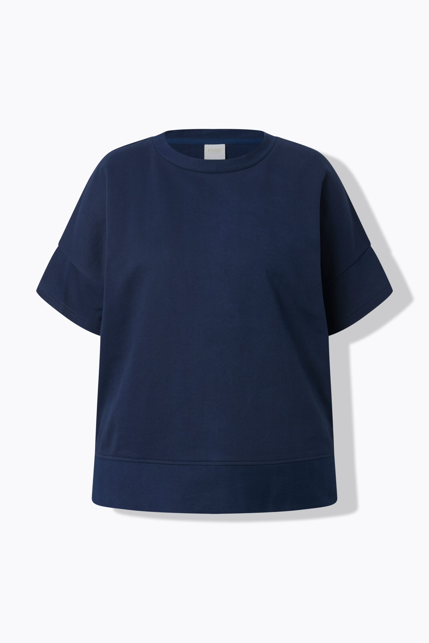 Μπλούζα φούτερ oversized με πλαϊνά σκισίματα