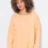 Μπλούζα φούτερ oversized με στρογγυλή λαιμόκοψη