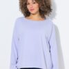 Μπλούζα φούτερ oversized με στρογγυλή λαιμόκοψη