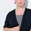 Μπλούζα με ενσωματωμένη ζακέτα και κοντά μανίκια