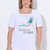 Μπλούζα με κλασική εφαρμογή και σχέδιο coast