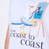 Μπλούζα με κλασική εφαρμογή και σχέδιο coast