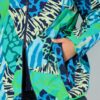 Μπουφάν με άνετη εφαρμογή, animal print, αδιάβροχο κι αντιανεμικό