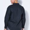 Πουκάμισο oversized με διακοσμητικές λεπτομέρειες και χαμηλούς ώμους