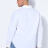 Πουκάμισο oversized με διακοσμητικές λεπτομέρειες και χαμηλούς ώμους