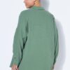 Πουκάμισο oversized με λεοπάρ σχέδιο στο στήθος