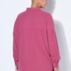 Πουκάμισο oversized με λεοπάρ σχέδιο στο στήθος