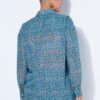 Πουκάμισο oversized με μοτίβο και διακριτικό γκλίτερ εφέ