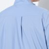 Πουκάμισο σε ίσια γραμμή με όρθιο γιακά και μανίκια 3/4