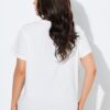 T-shirt με χαλαρή εφαρμογή, τύπωμα Plant Power και κοντά μανίκια