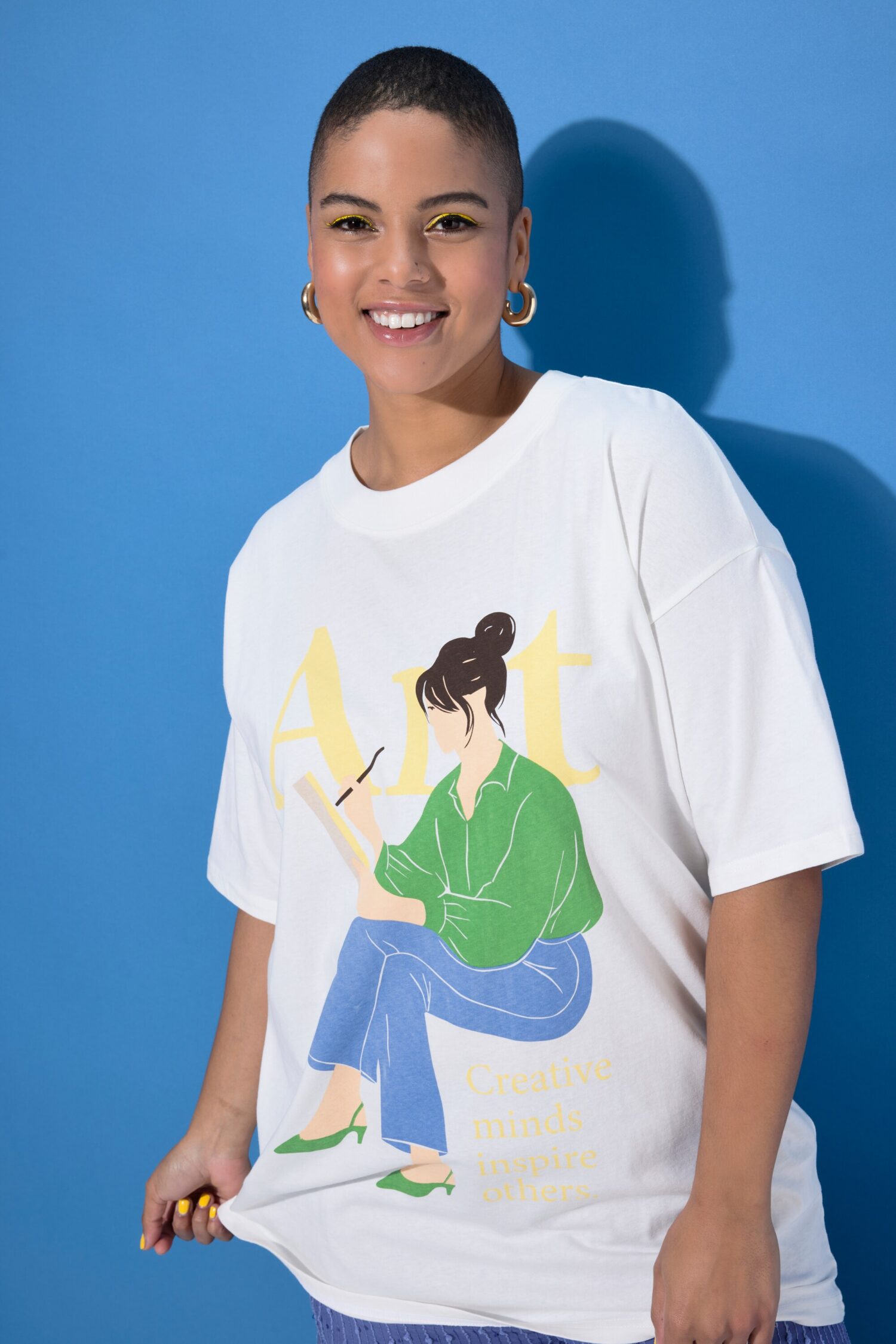T-shirt με τύπωμα Art