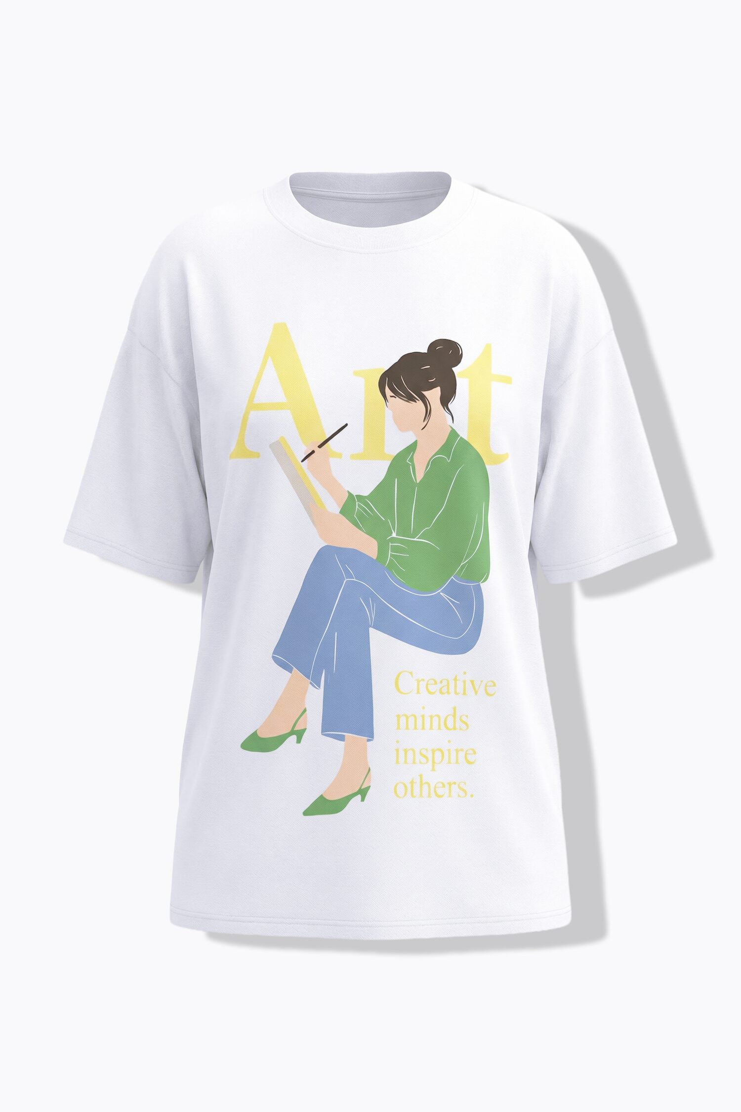 T-shirt με τύπωμα Art