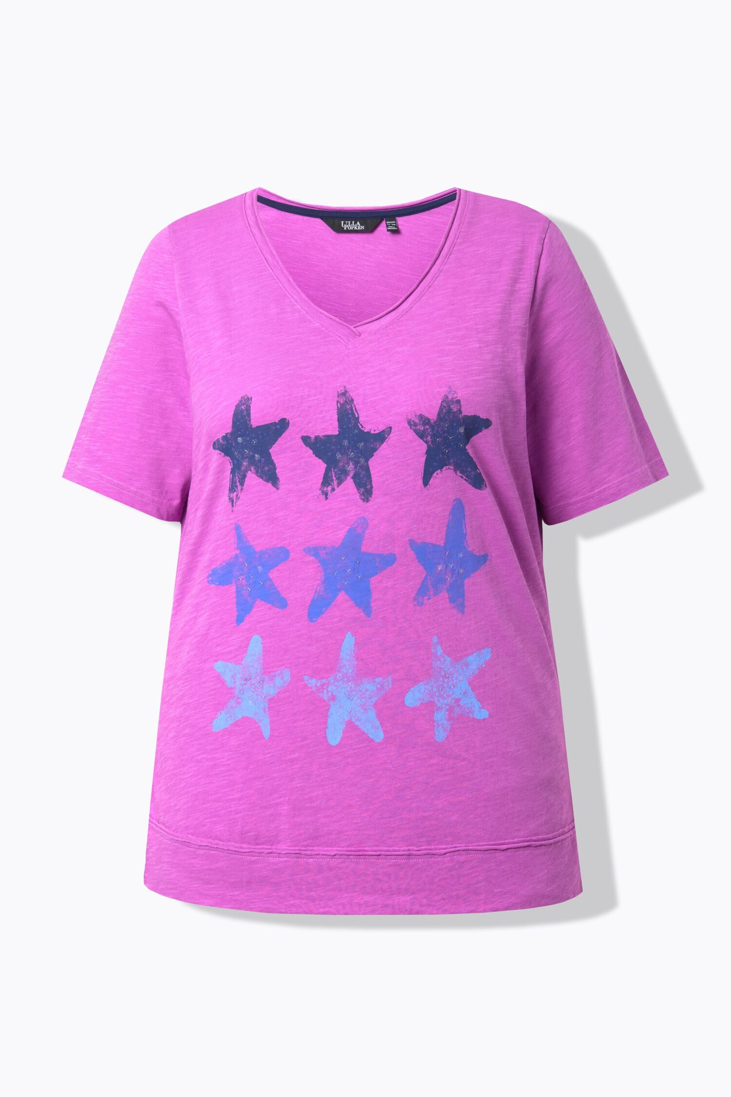 T-shirt με τύπωμα stars και κλασική εφαρμογή