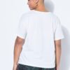 T-shirt oversized με κέντημα "yes" στο στήθος