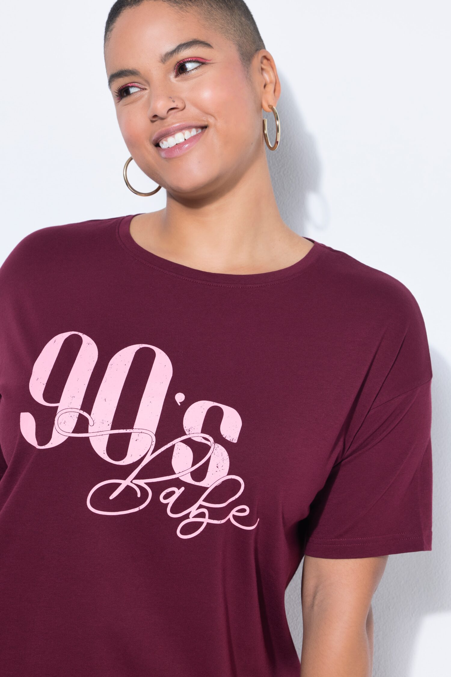 T-shirt oversized με τύπωμα 90's
