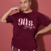 T-shirt oversized με τύπωμα 90's