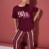 T-shirt oversized με τύπωμα 90's