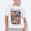 T-shirt oversized με τύπωμα Cuban Nights