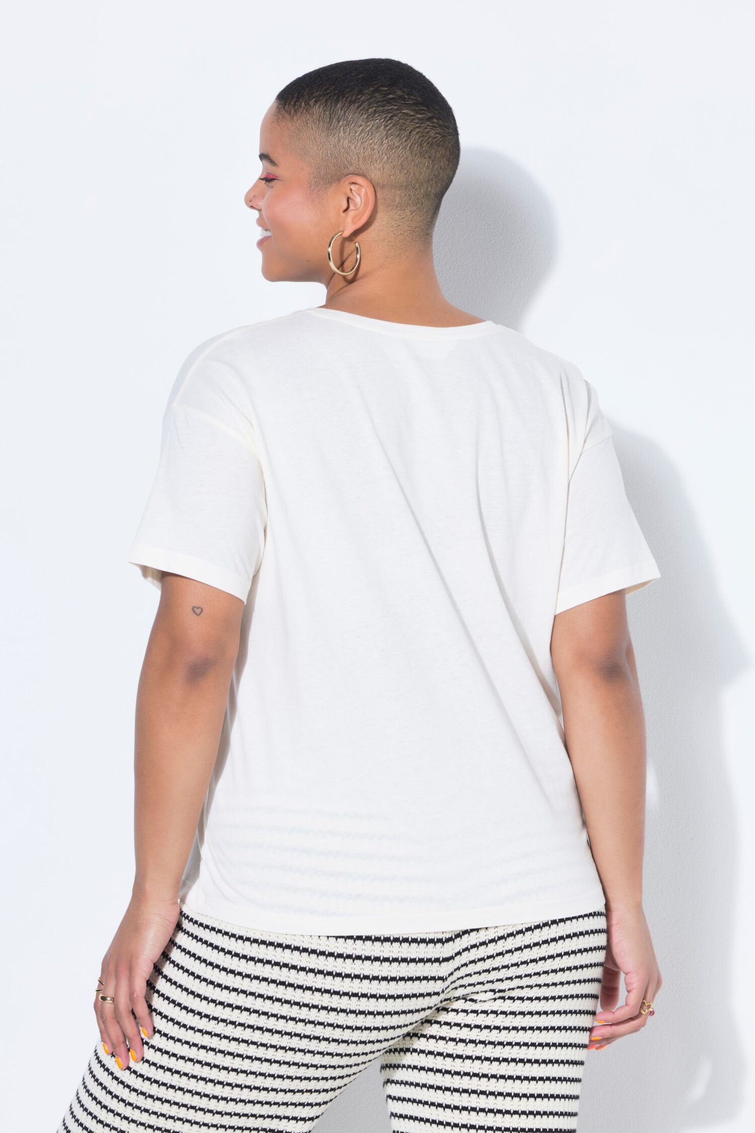 T-shirt oversized με τύπωμα Cuban Nights