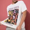 T-shirt oversized με τύπωμα Cuban Nights