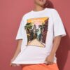 T-shirt oversized με τύπωμα HAVANA
