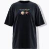 T-shirt oversized με τύπωμα "Island dreams" και κοντά μανίκια