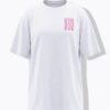T-shirt oversized με τύπωμα "STUDIO" και κοντά μανίκια