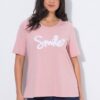 T-Shirt Smile κοντομάνικο σε κλασική εφαρμογή