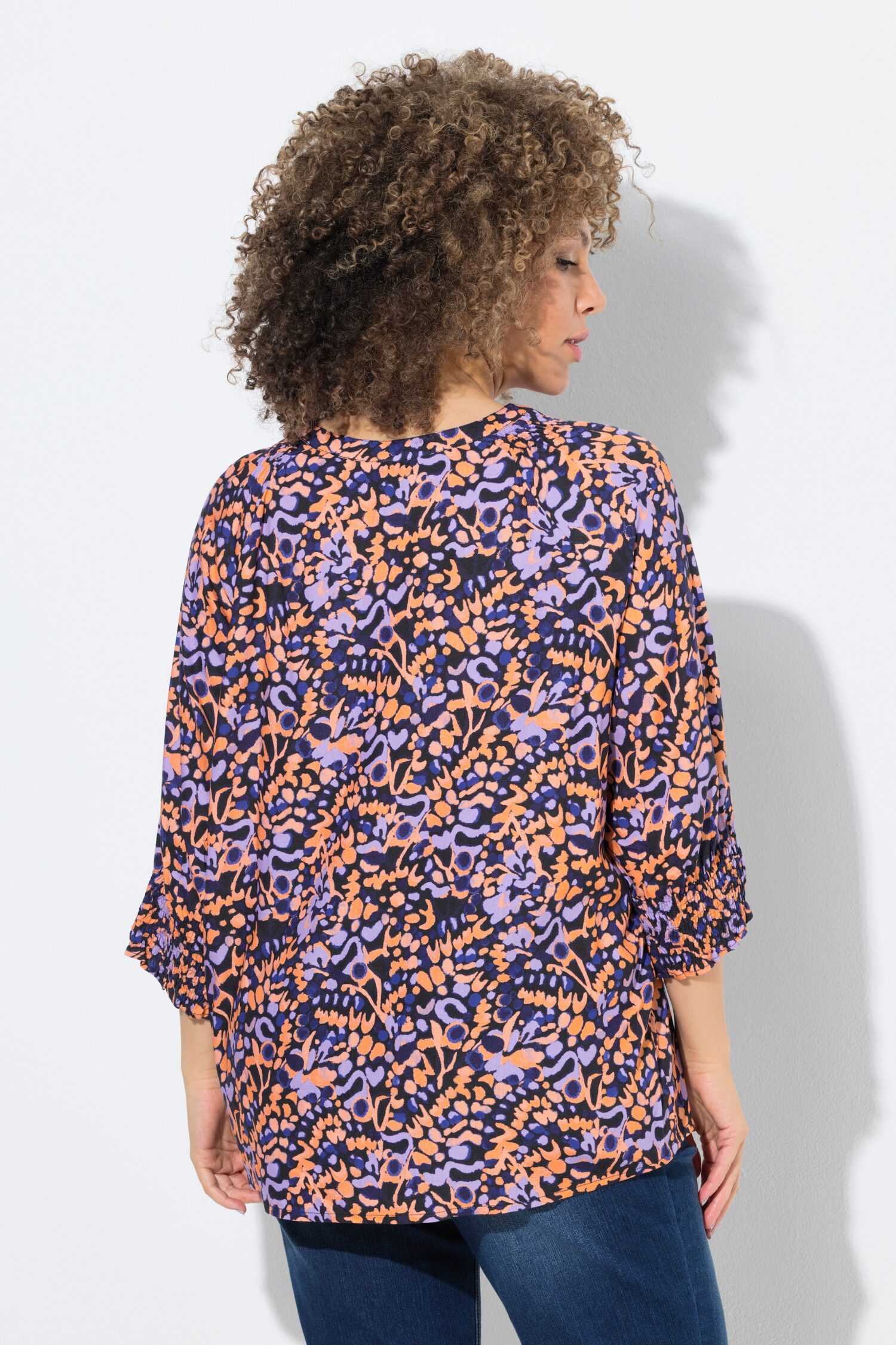 Τουνίκ με φαρδιά μανίκια 3/4, oversized