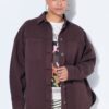Τζιν πουκάμισο oversized με τσέπες στο στήθος