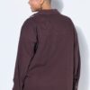 Τζιν πουκάμισο oversized με τσέπες στο στήθος