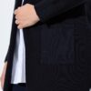 Ζακέτα μακριά με χαλαρή εφαρμογή και διακριτικές παγιέτες στις τσέπες