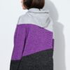 Ζακέτα πλεκτή με κουκούλα και μαλακό fleece εσωτερικά