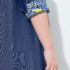 Φόρεμα lyocell σε γραμμή Α με άνετο τελείωμα και denim όψη