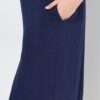 Φόρεμα oversized με πιέτες στη λαιμόκοψη