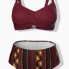 Μπικίνι σετ με boho μοτίβο