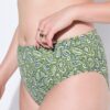 Μπικίνι σλιπ ψηλόμεσο με paisley print