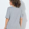 Μπλούζα casual oversized με κοντά μανίκια