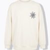 Μπλούζα φούτερ oversized με κέντημα SUN