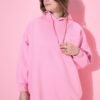 Μπλούζα φούτερ oversized με κουκούλα και σχέδιο
