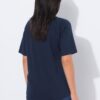 Μπλούζα κοντομάνικη oversized με φλοράλ τύπωμα