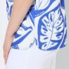 Μπλούζα κοντομάνικη oversized με μοτίβο