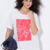 Μπλούζα κοντομάνικη oversized με τύπωμα
