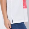Μπλούζα κοντομάνικη oversized με τύπωμα