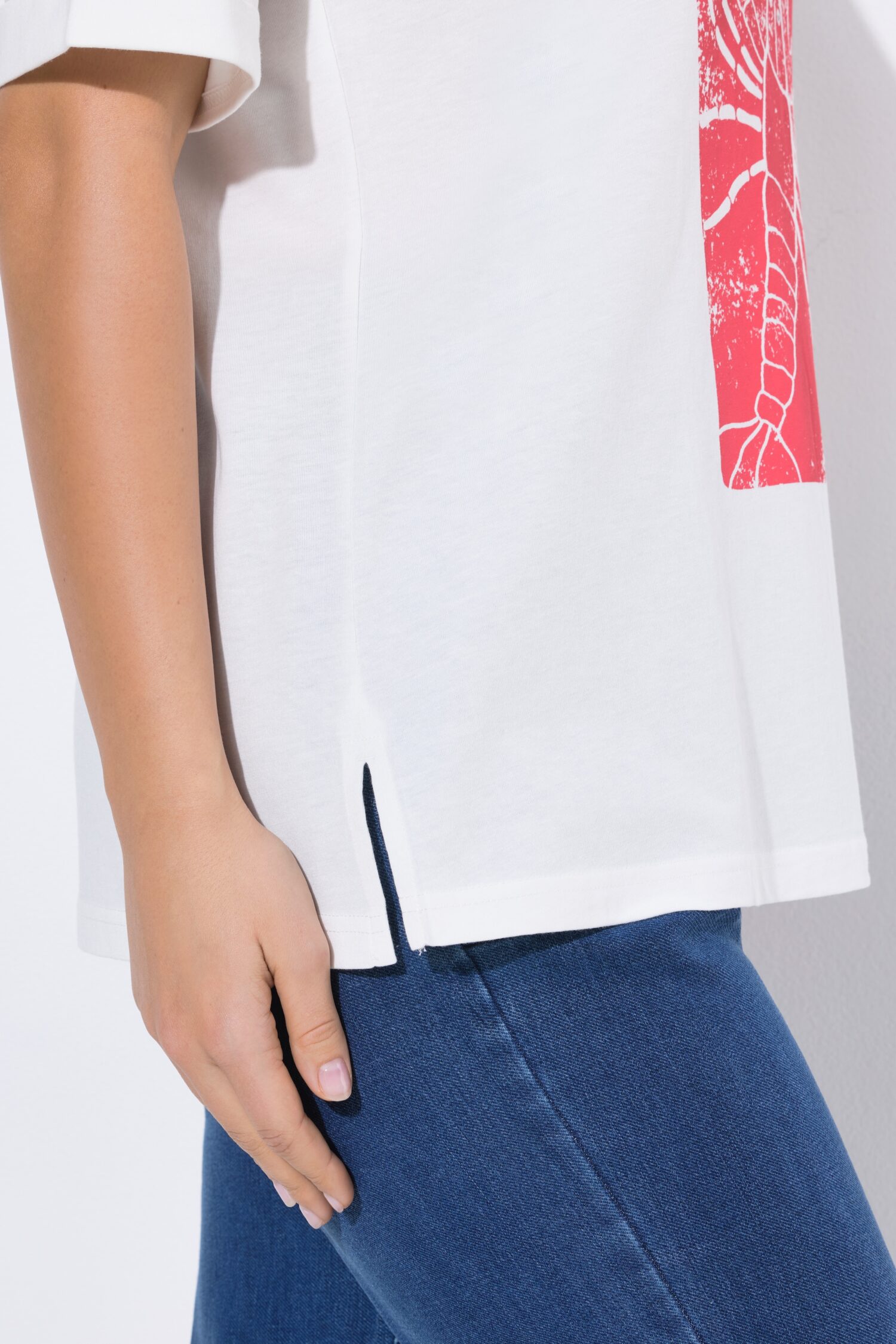 Μπλούζα κοντομάνικη oversized με τύπωμα